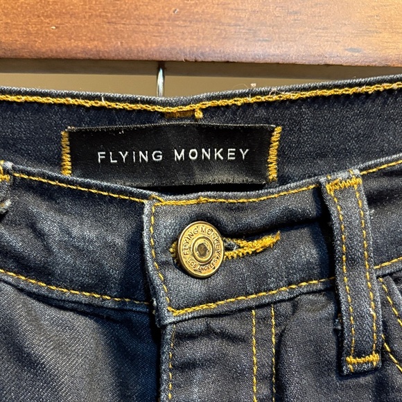 Flying Monkey Deep Blue Skinny Jeans - Picture 2 of 6